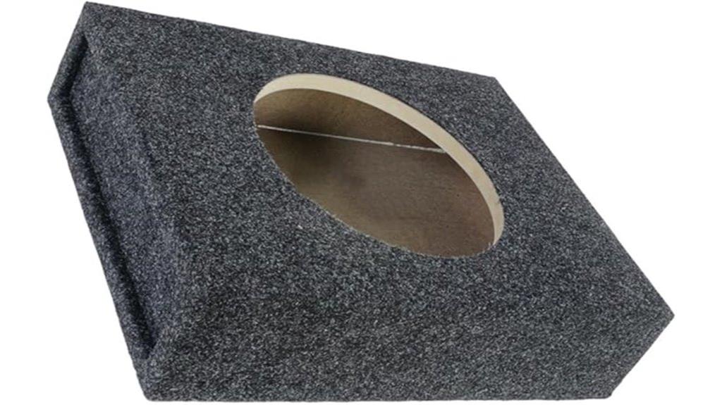 single sealed shallow enclosure