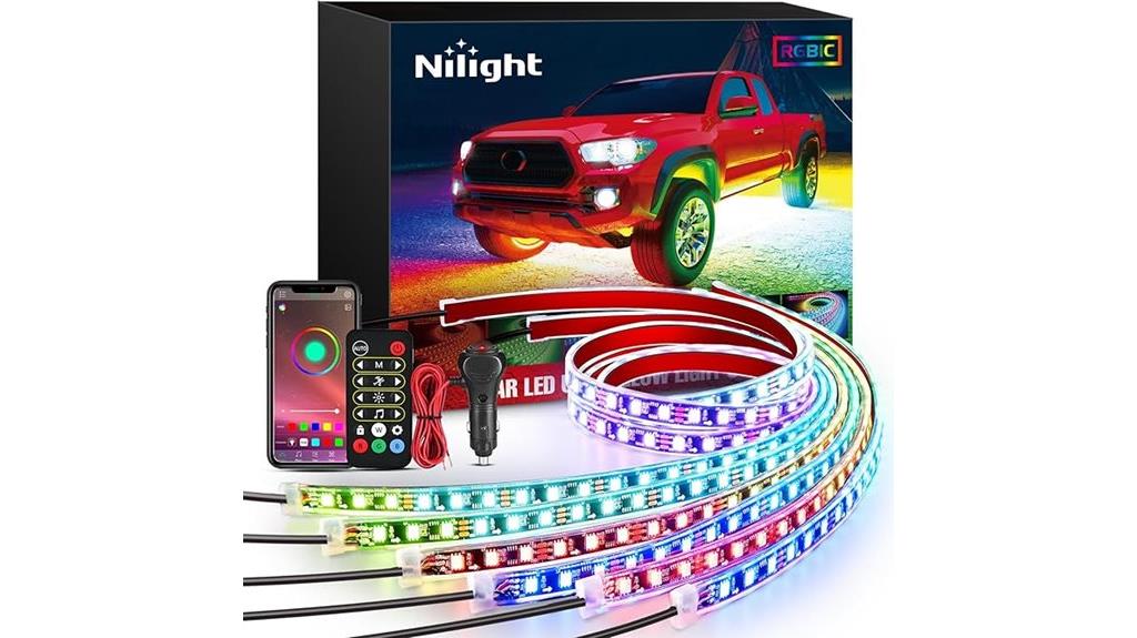six piece neon underglow