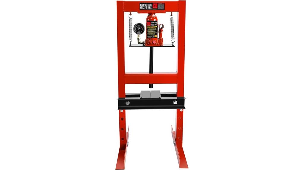 six ton adjustable hydraulic press