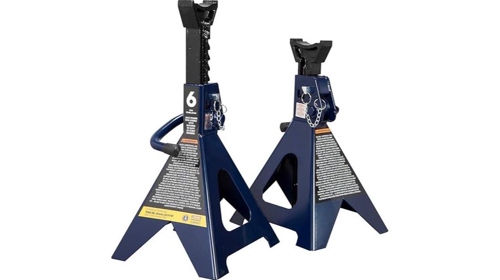 six ton steel jack stands