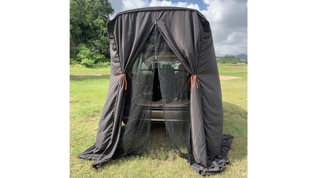 suv tailgate privacy shelter