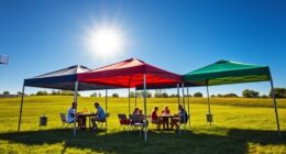 top durable tailgate canopies