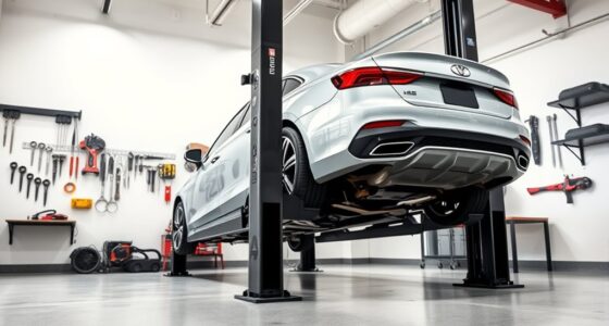 top four post garage lifts