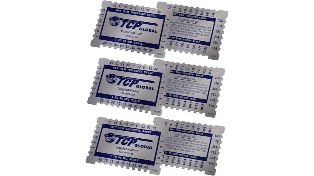 triple pack wet film gauge
