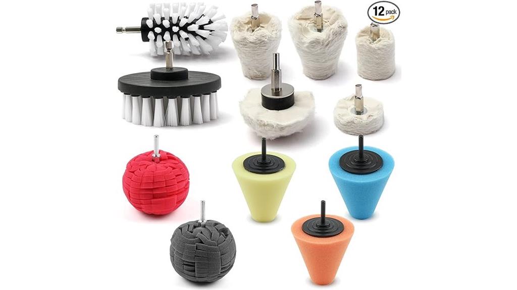 twelve pack polishing buffing wheels