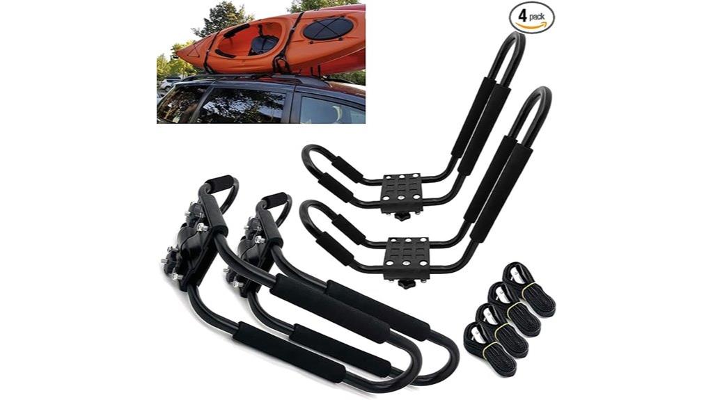 two kayak roof racks