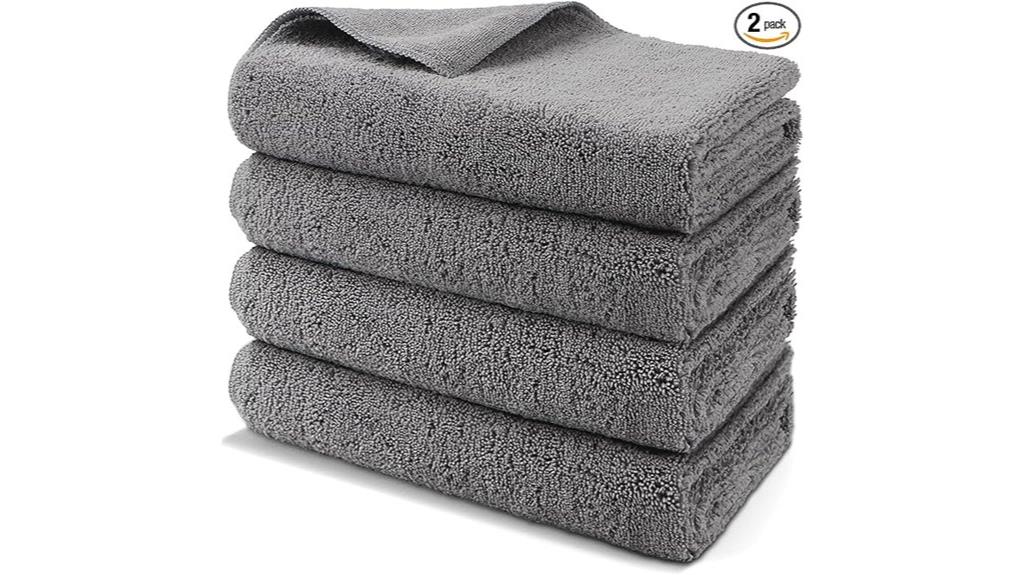 two pack microfiber towels