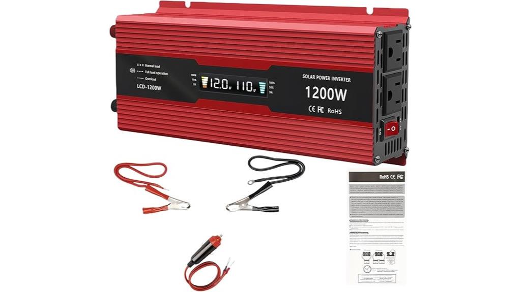 vehicle 1200w power inverter