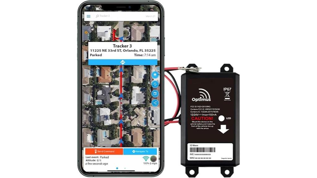 vehicle gps tracking device