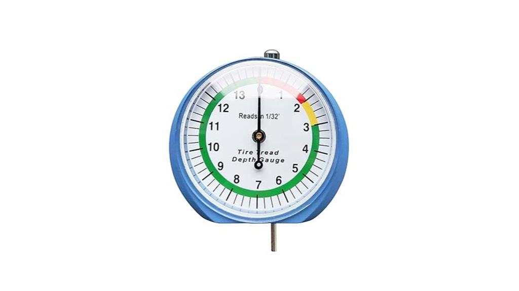 vehicle tire tread gauge