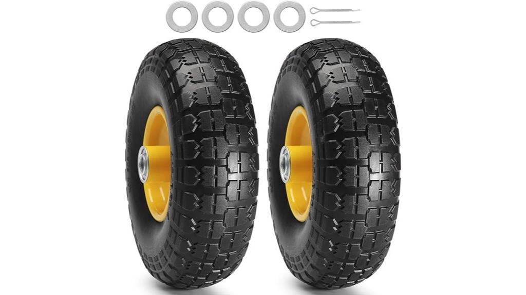 vevor 10 inch rubber tires