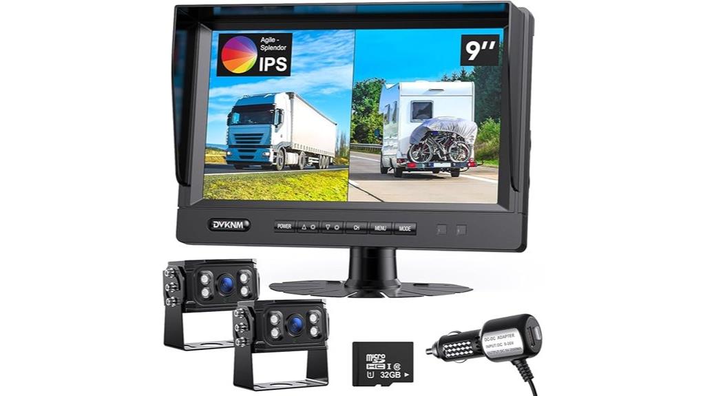 waterproof backup camera kit