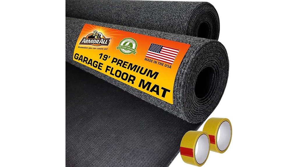 waterproof durable garage mat