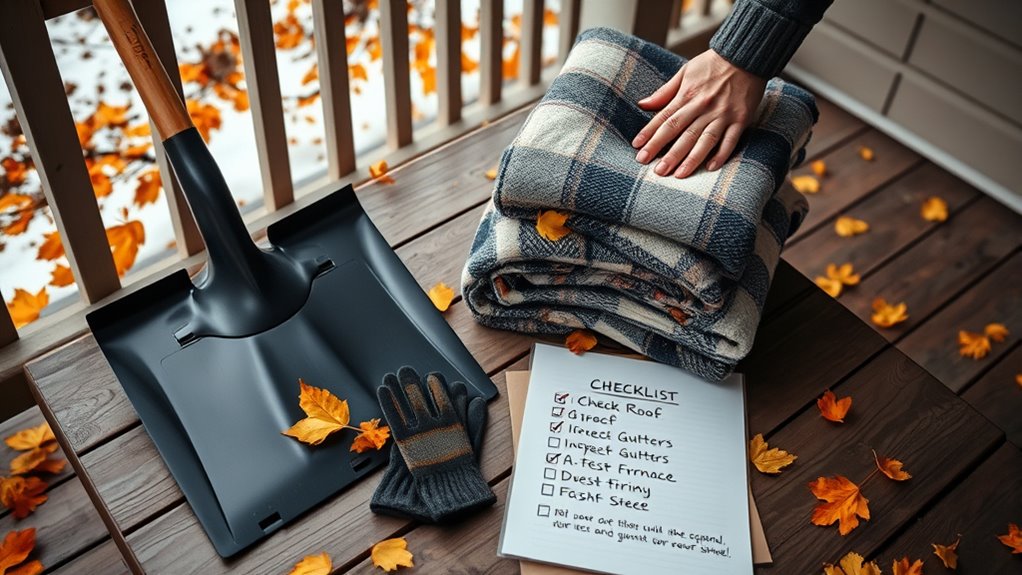 winter home maintenance checklist