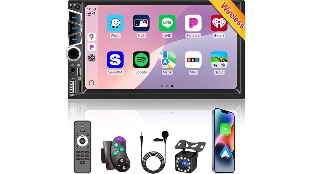 wireless apple carplay stereo