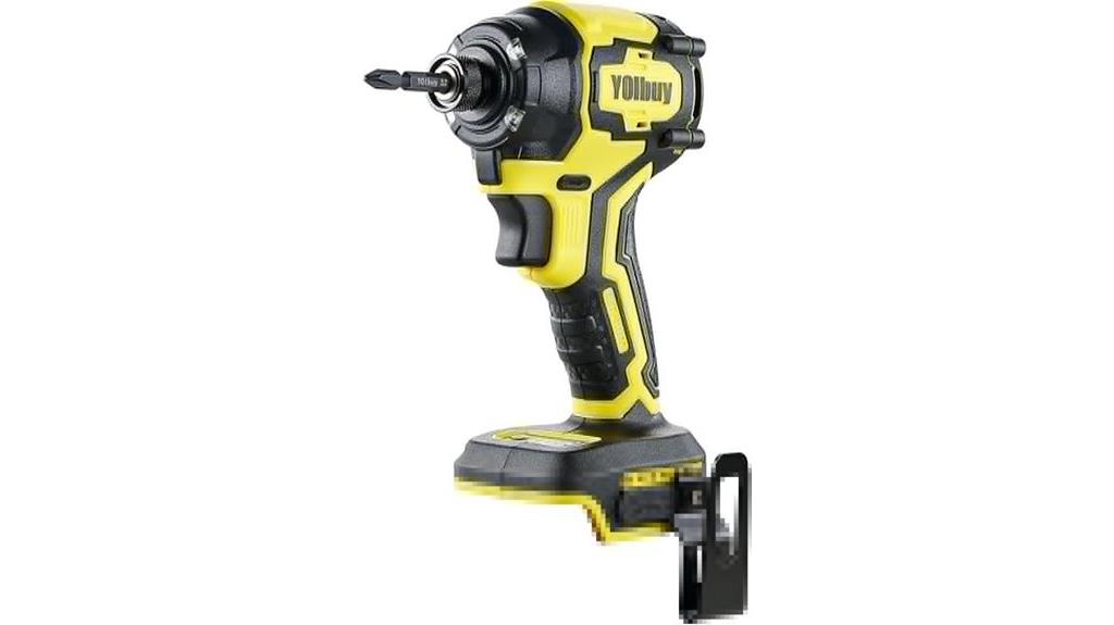 yellow cordless impact driver