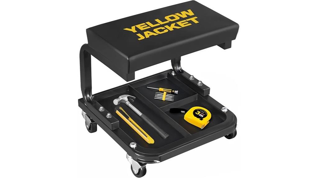 yellow jacket mechanic stool