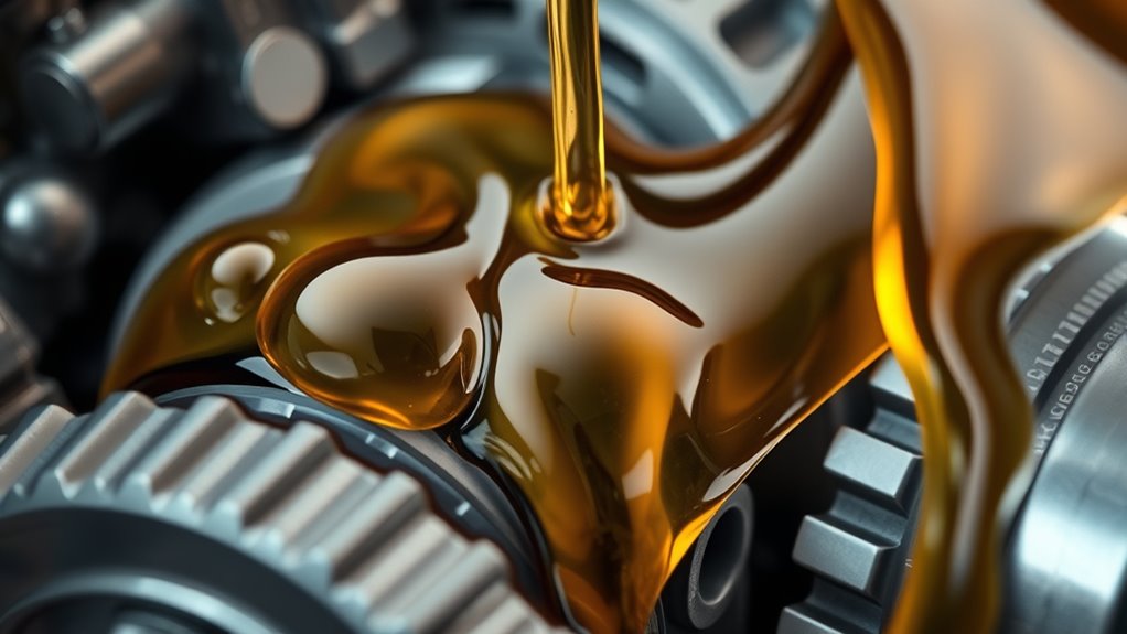 engine oil lubricates and cools