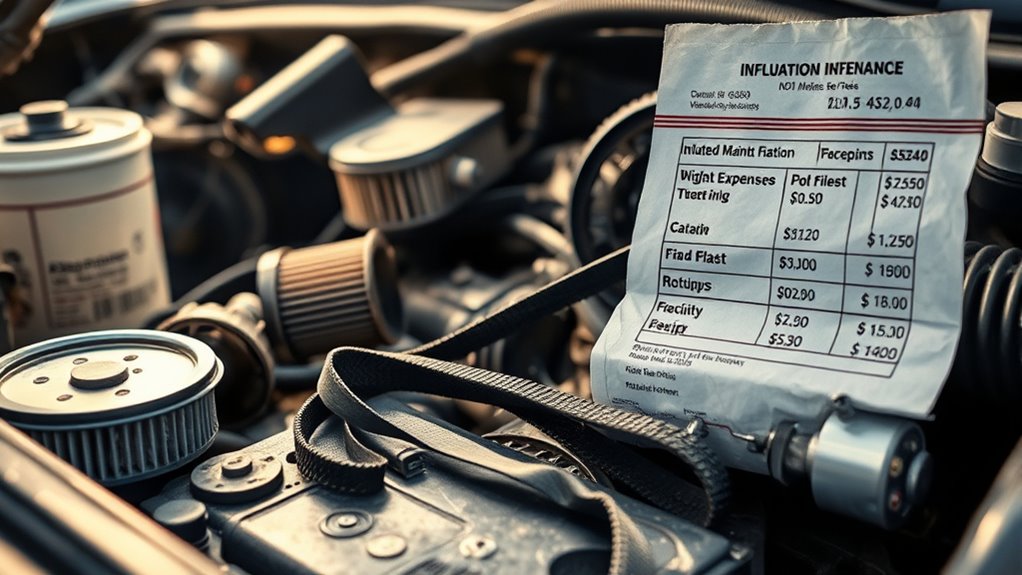 inflation raises car maintenance costs