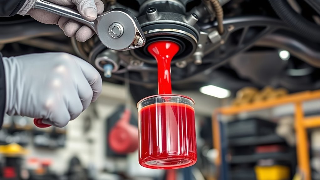 replace vehicle s power steering fluid