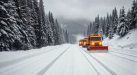 snowy region road maintenance