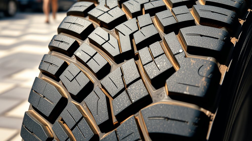 tire tread pattern effects