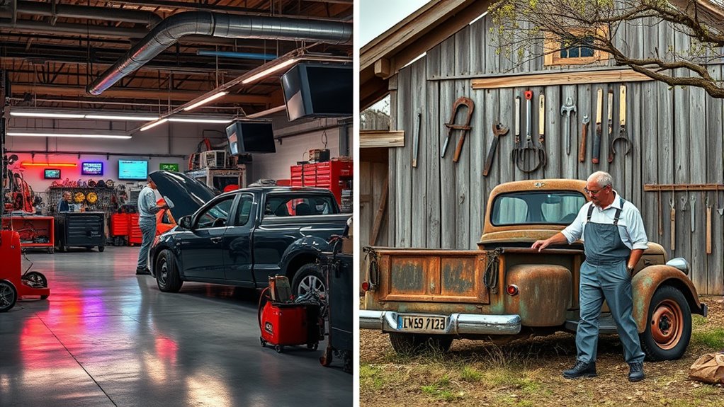 urban rural maintenance differences