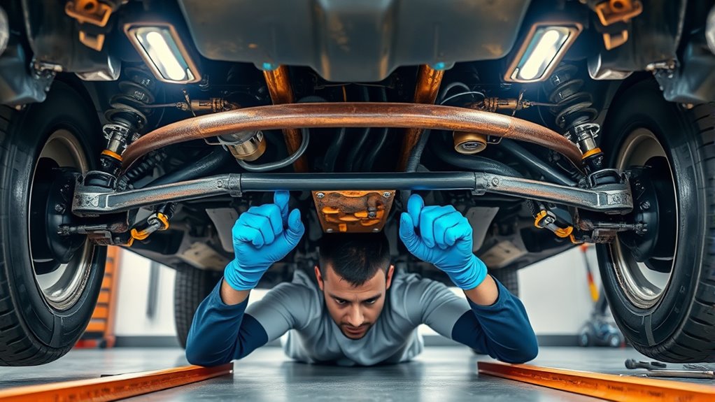 vehicle underside self check