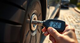 verify and correct tire pressure