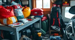 winter road trip emergency kits