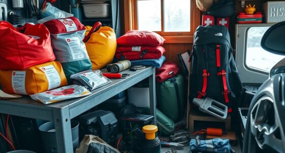 winter road trip emergency kits