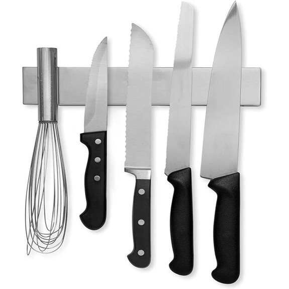 Modern Innovations 10-Inch Magnetic Knife and Organizer Strip