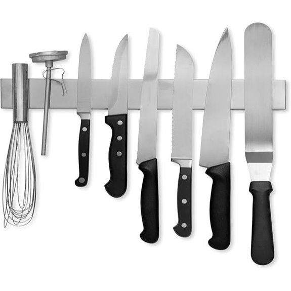 Modern Innovations 16-Inch Magnetic Knife & Organizer Bar