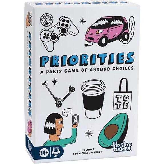 Hasbro Priorities Party Card Game for Adults