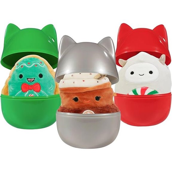 Squishmallows 4 Christmas Mystery Capsules (3 Pack)