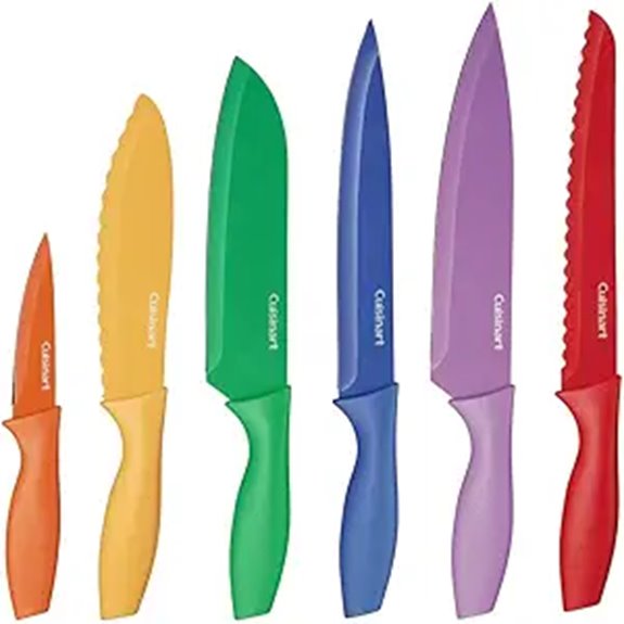 Cuisinart 12-Piece Multi-Color Knife Set