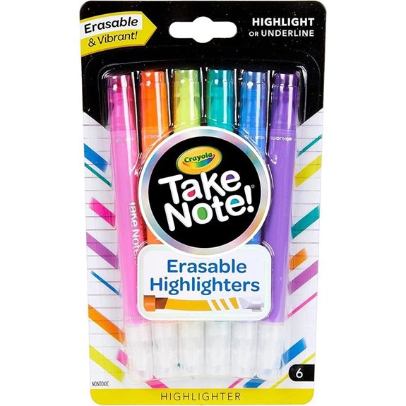 Crayola Erasable Highlighters (6-pack)