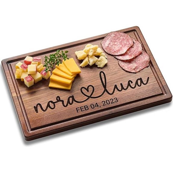 Personalized Wedding Cutting Board Engraved Gift