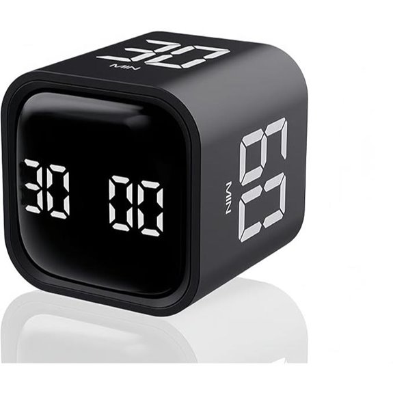 Digital Cube Pomodoro Timer with Alarm and Vibration