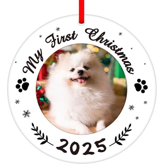dog christmas ornament