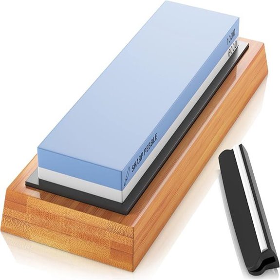 Sharp Pebble Whetstone Knife Sharpening Stone 1000/6000
