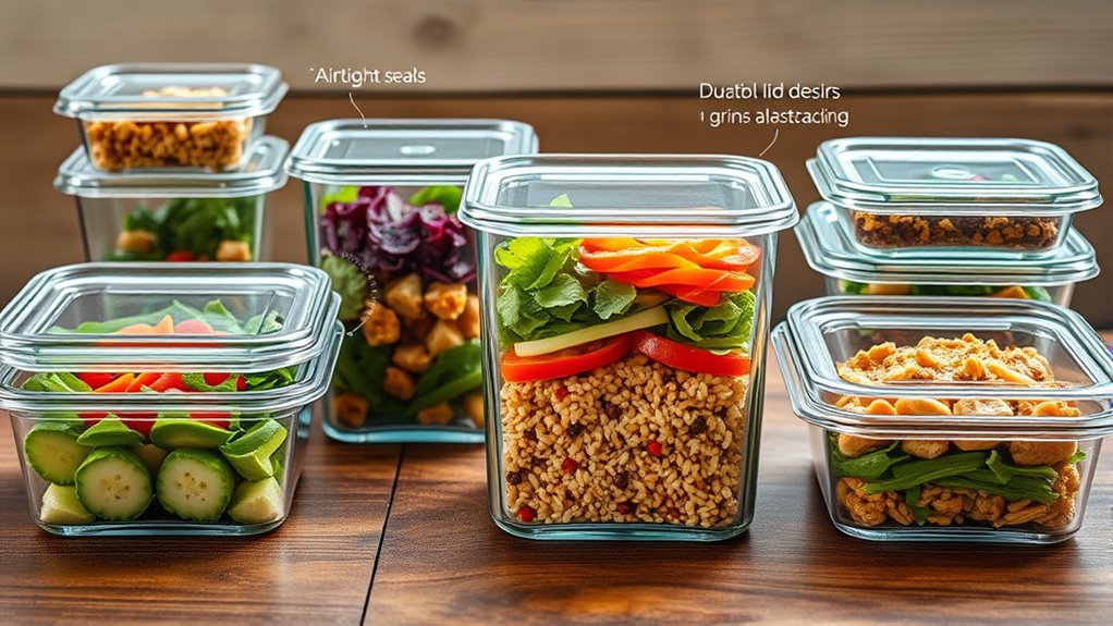 durable safe leak proof containers