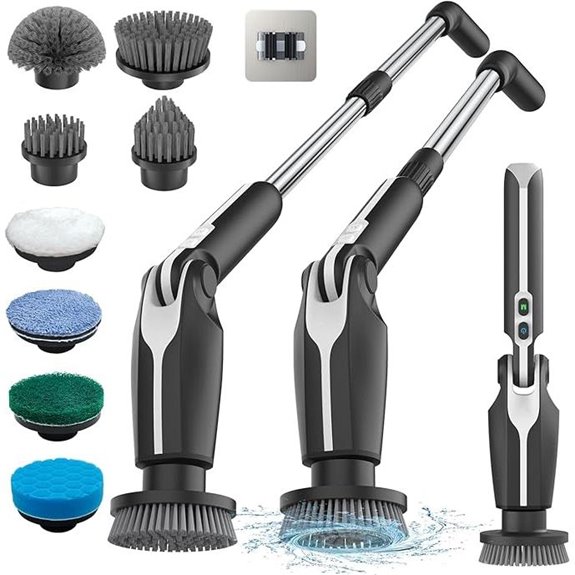 Leebein Electric Spin Scrubber with Brush Heads