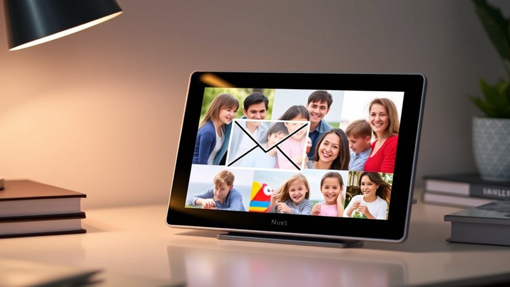 email photo sharing features