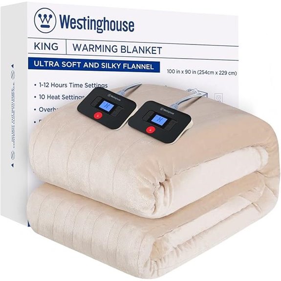 Westinghouse King Electric Blanket with Fast Heating