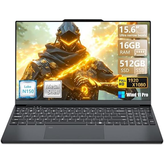 Gaming Laptop 15.6 N150 CPU 16GB RAM 512GB SSD