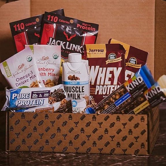BroBox Healthy Snack Fitness Care Package Basket