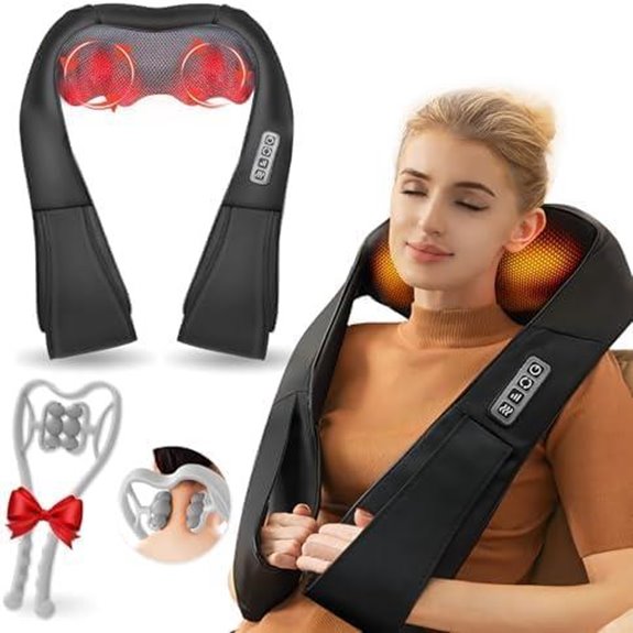 Neck & Shoulder Massager with Heat for Adults