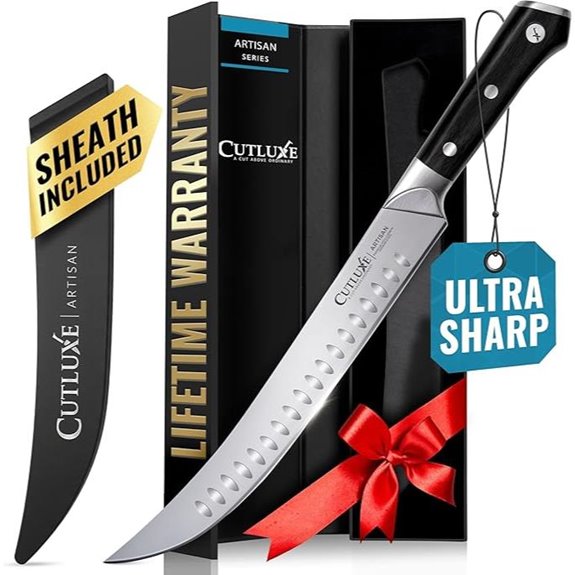 Cutluxe 10 High Carbon Meat Carving Knife