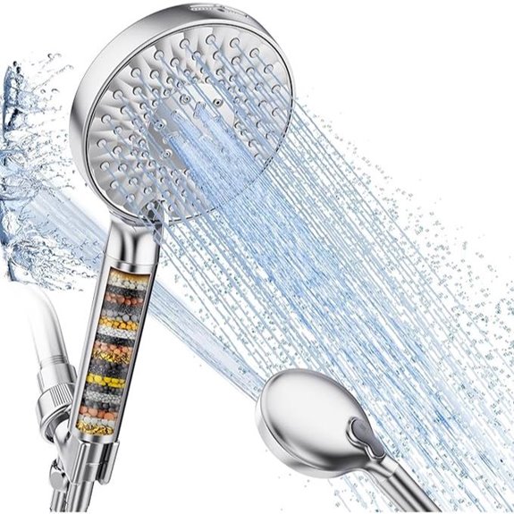 SR SUN RISE High Pressure Shower Head with Water Softener